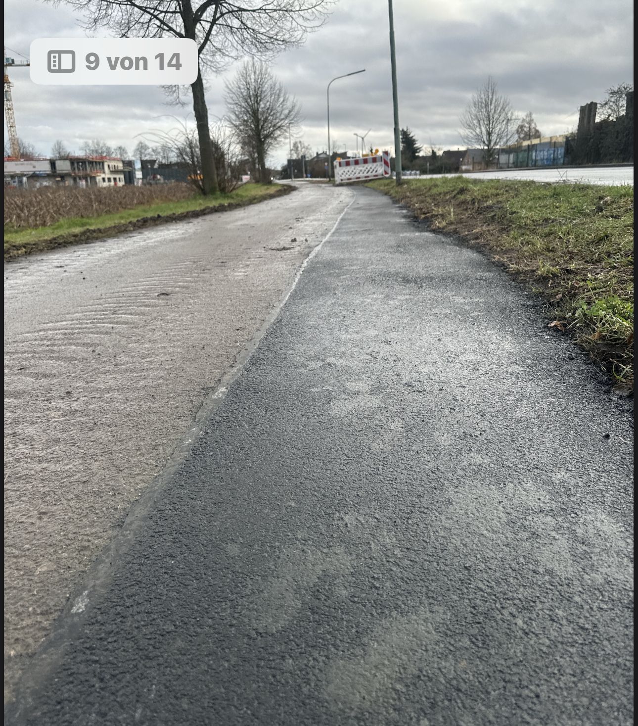 Wiederherstellung einer Straßenoberfläche