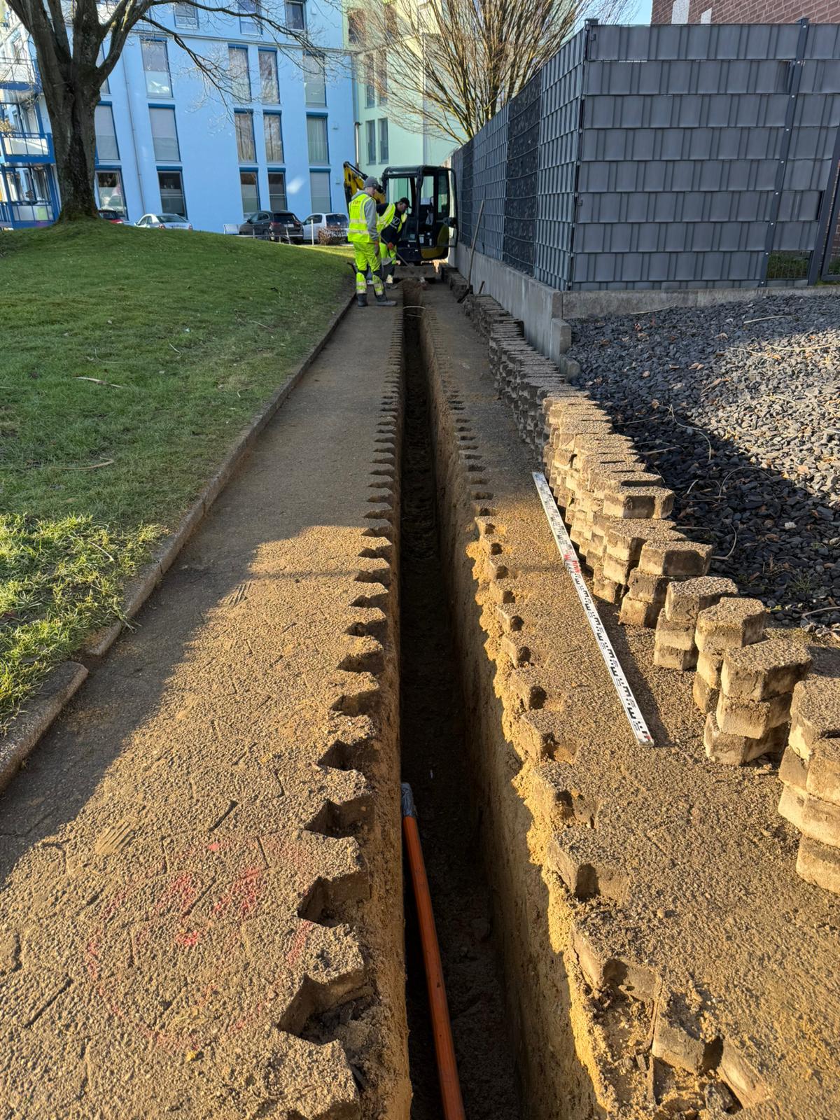 Professioneller Glasfaserausbau